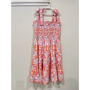 Pink Lily Floral Mini Dress
